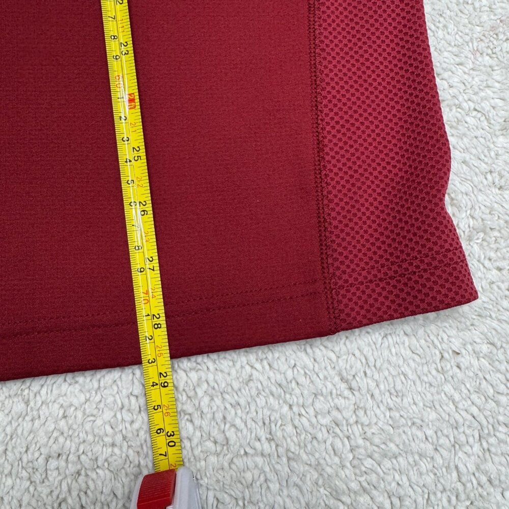 Nike Men's Alabama Crimson Tide Coaches 1/4 Zip SS Dri-Fit Polo Shirt, Size M - Picture 6 of 7